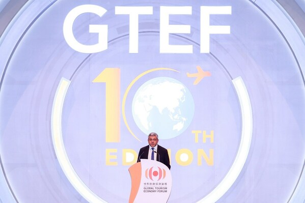 Secretary-General of UNWTO, Zurab Pololikashvili gives an opening address Secretary-General of UNWTO, Zurab Pololikashvili gives an opening address