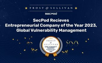 Frost and Sullivan Recognizes SecPod as Entrepreneurial Company of the Year 2023, Global Vulnerability Management