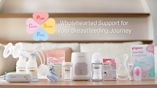 With the launch of the Pigeon GoMini™ Plus Electric Breast Pump, we hope to provide wholehearted support for every family and help mothers find their rhythm on their breastfeeding journey.