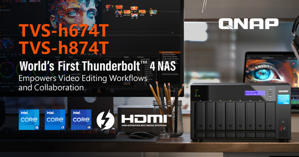 QNAP Thunderbolt™ 4 NAS - Unparalleled performance, reliability, and versatility in data management to revolutionize the way creative professionals work with their media projects QNAP Thunderbolt™ 4 NAS - Unparalleled performance, reliability, and versatility in data management to revolutionize the way creative professionals work with their media projects