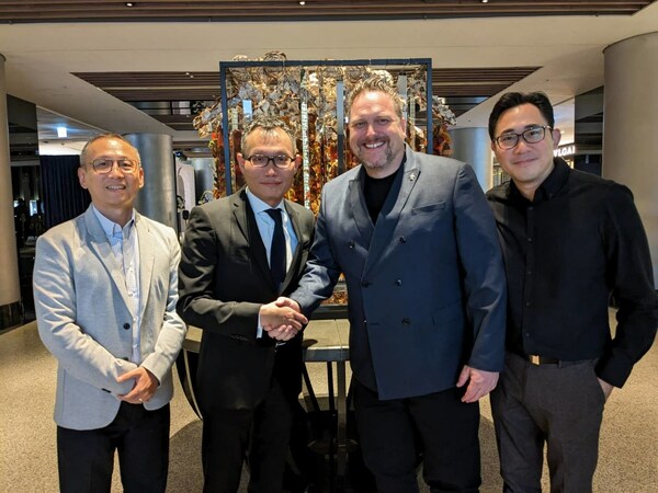 From left to right- EarthCheck's Taiwan Representative General Manager Jian Shuoxian, Regent Taipei's General Manager Simon Wu, EarthCheck’s Vice President of Business Development & Sales André Russ and EarthCheck’s Taiwan Representative Manager Liao Wenhan From left to right- EarthCheck's Taiwan Representative General Manager Jian Shuoxian, Regent Taipei's General Manager Simon Wu, EarthCheck’s Vice President of Business Development & Sales André Russ and EarthCheck’s Taiwan Representative Manager Liao Wenhan