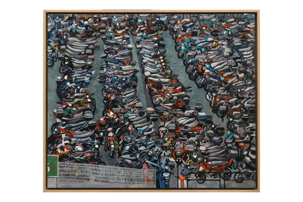 2023 UOB Painting of the Year (Singapore), Emerging Artist Category – Top winner Most Promising Artist of the Year, Commuting by Stephy Chien