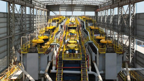 Photo shows the potash production plant of Asia-potash International Investment (Guangzhou) Co.,Ltd. in Laos. Photo shows the potash production plant of Asia-potash International Investment (Guangzhou) Co.,Ltd. in Laos.