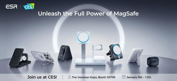 CES 2024: ESR to Unveil Its Latest Innovative Charging Solutions, Plus Apple and Galaxy Accessories CES 2024: ESR to Unveil Its Latest Innovative Charging Solutions, Plus Apple and Galaxy Accessories