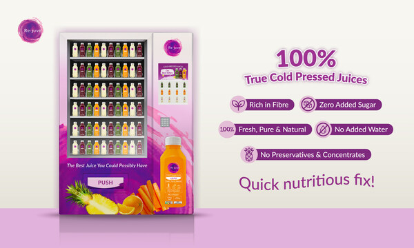 Re.juve cold pressed vending machine Re.juve cold pressed vending machine