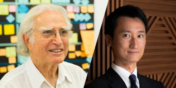 Professor Bernard Roth, Stanford University(Left) and Emotional Link LLC CEO, Naoto Sato(Right)