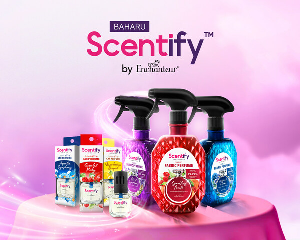Scentify by Enchanteur product range
