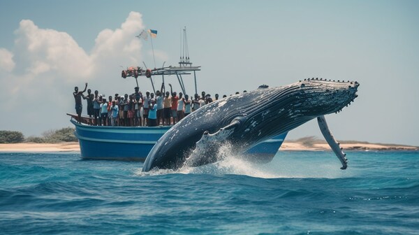 Whale watching in Sri Lanka