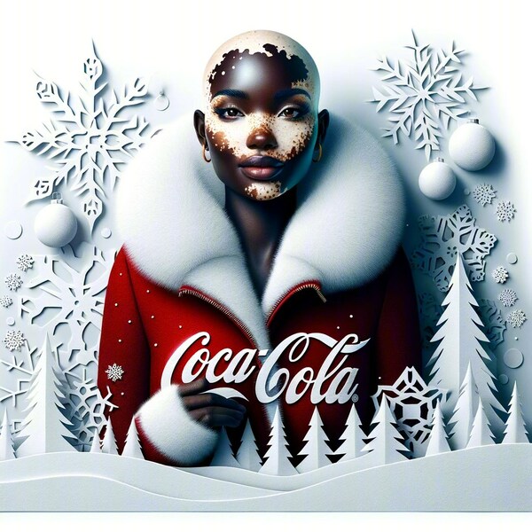 Supermodel and inclusivity advocate, Winnie Harlow, is leveraging the power of AI to create inclusive holiday cards for friends and family across the world, with Coca-Cola’s Create Real Magic tool, and encourages people to create their own unique cards. Supermodel and inclusivity advocate, Winnie Harlow, is leveraging the power of AI to create inclusive holiday cards for friends and family across the world, with Coca-Cola’s Create Real Magic tool, and encourages people to create their own unique cards.
