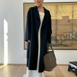 Ali Wong Stuns in LILYSILK Double-faced Wool-blend Robe Coat Ahead of Golden Globe Awards