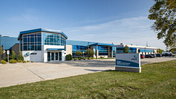 State-of-the-art thermoforming equipment at Amcor’s healthcare manufacturing plant in Oshkosh, Wis., will support customers in the medical, pharmaceutical and consumer health sectors. State-of-the-art thermoforming equipment at Amcor’s healthcare manufacturing plant in Oshkosh, Wis., will support customers in the medical, pharmaceutical and consumer health sectors.