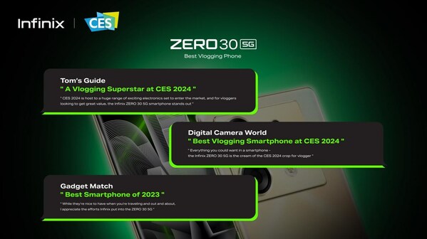 Infinix ZERO 30 5G garners significant recognition