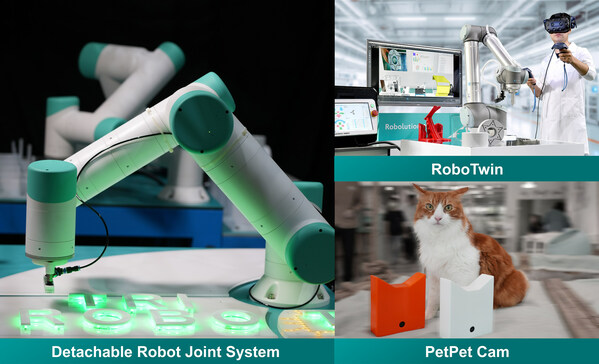 ITRI’s CES 2024 AI display, entertainment, and robotics innovations include PetPet Cam, RoboTwin, the Detachable Joint Robot System, and more. ITRI’s CES 2024 AI display, entertainment, and robotics innovations include PetPet Cam, RoboTwin, the Detachable Joint Robot System, and more.