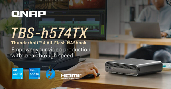 TBS-h574TX Thunderbolt™ 4 All-Flash NASbook – Unmatched performance with ZFS data protection to accelerate video projects from pre-production to post-production TBS-h574TX Thunderbolt™ 4 All-Flash NASbook – Unmatched performance with ZFS data protection to accelerate video projects from pre-production to post-production