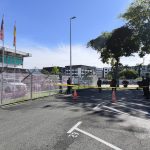 Cops on duty around Sibu Court Complex, roadblocks set up for crime prevention