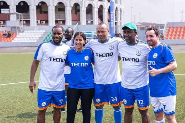 CAF Team’s Group Photo with Football Legends