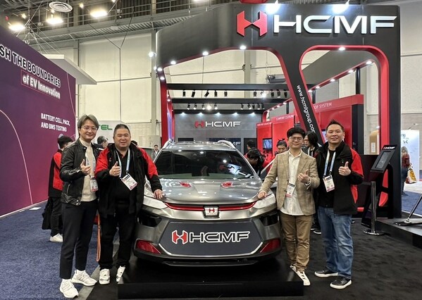 Unveiling the mmWave radar application solution in the smart car at CES 2024, from left to right: Ethan Lin, Co-founder and Vice President of TMYTEK; Kenneth His, Global Sales & Marketing, Chief Commercial Officer of HCMF Group; Su-Wei Chang, Founder and President of TMYTEK; and Jeffrey Hsi, CTO of HCMF Group, showcase the integrated in-car Child Presence Detection (CPD) sensing system and car's door-sensing technology solution. Unveiling the mmWave radar application solution in the smart car at CES 2024, from left to right: Ethan Lin, Co-founder and Vice President of TMYTEK; Kenneth His, Global Sales & Marketing, Chief Commercial Officer of HCMF Group; Su-Wei Chang, Founder and President of TMYTEK; and Jeffrey Hsi, CTO of HCMF Group, showcase the integrated in-car Child Presence Detection (CPD) sensing system and car's door-sensing technology solution.