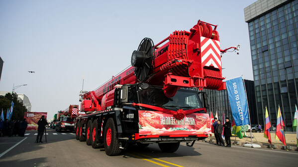 XCMG mobile cranes were delivered to the global market in batches XCMG mobile cranes were delivered to the global market in batches