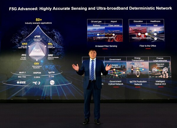 Huawei Launched F5G Advanced Series Scenario-based Solutions Huawei Launched F5G Advanced Series Scenario-based Solutions