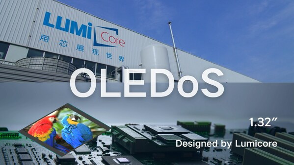 Lumicore's 1.32" micro-OLED and production base. Lumicore's 1.32" micro-OLED and production base.