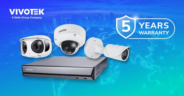 VIVOTEK is launching a global five-year warranty service for our products, demonstrating our high confidence in product quality.