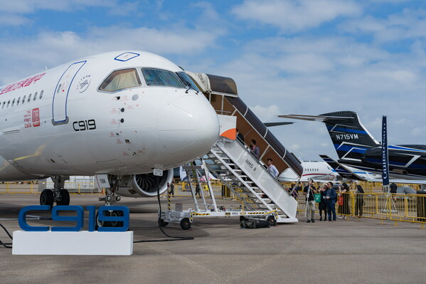 World's First C919 jet owned by China Eastern Airlines completes first overseas debut World's First C919 jet owned by China Eastern Airlines completes first overseas debut