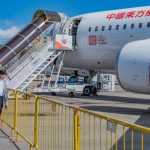 World’s First C919 jet owned by China Eastern Airlines completes first overseas debut