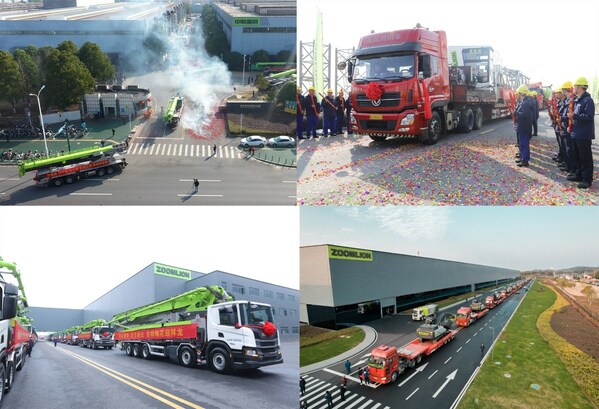 Zoomlion dispatched a range of products worth over RMB 1.2 billion to global locations Zoomlion dispatched a range of products worth over RMB 1.2 billion to global locations