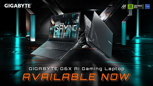 AI Gaming Takes the Lead! GIGABYTE G6X AI Gaming Laptop is Now Available AI Gaming Takes the Lead! GIGABYTE G6X AI Gaming Laptop is Now Available