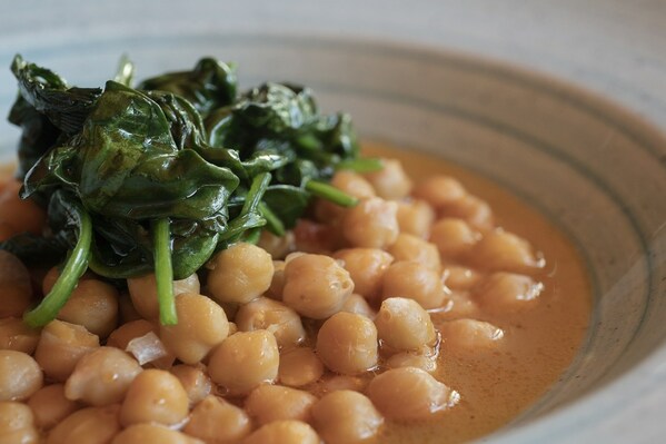 Chickpeas and spinach Chickpeas and spinach