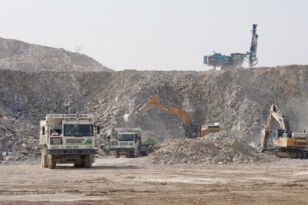 EY60 Electric Mining Truck in Fushan Quarry