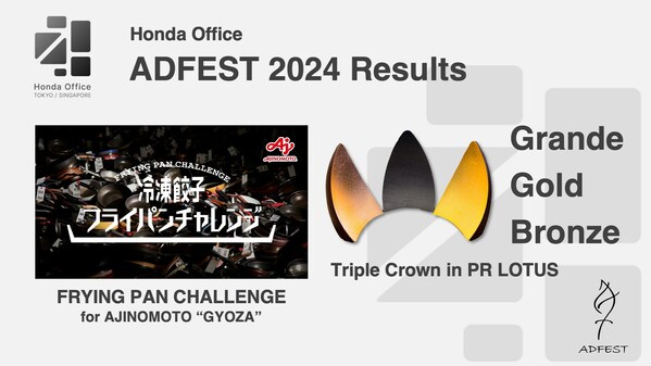 Honda Office won three awards at ADFEST 2024. Honda Office won three awards at ADFEST 2024.