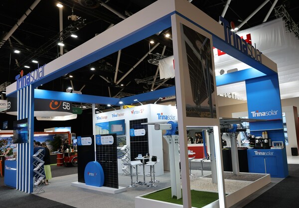 Trina Solar's booth at Smart Energy Expo, Sydney Trina Solar's booth at Smart Energy Expo, Sydney