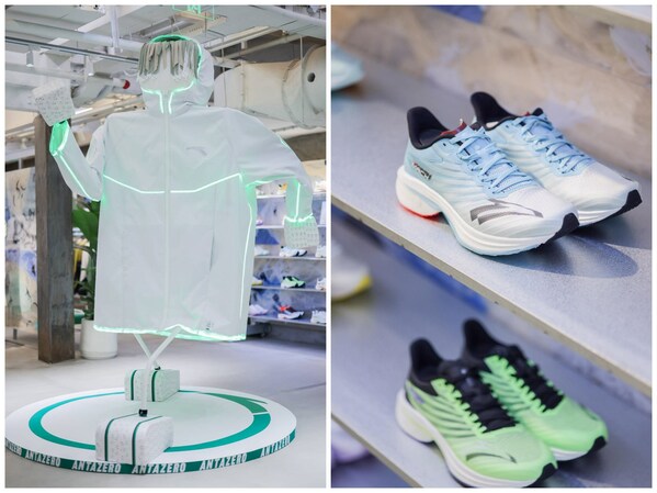 Anta Air Mecha Running Jacket\ Anta Mach 4 Running Shoes