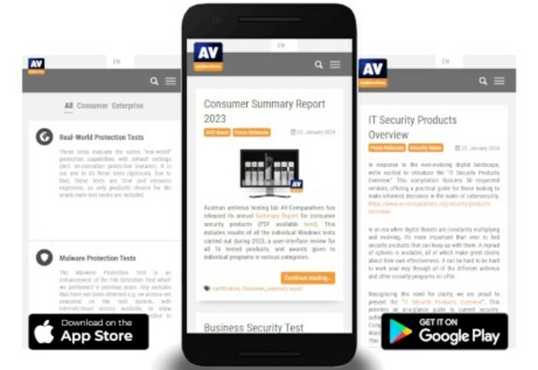 AV-Comparatives IT Security News App AV-Comparatives IT Security News App