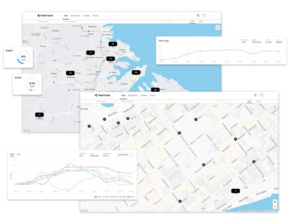 FleetTrackr is the robust management platform for seamless over-the-air provisioning, monitoring, and updates, scalable up to one million devices. Streamline edge AI deployment and control via a hybrid-cloud service, ensuring unparalleled scalability and reliable performance.