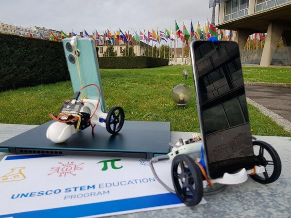 UNESCO's CogLab Educational Robot at UNESCO headquarters