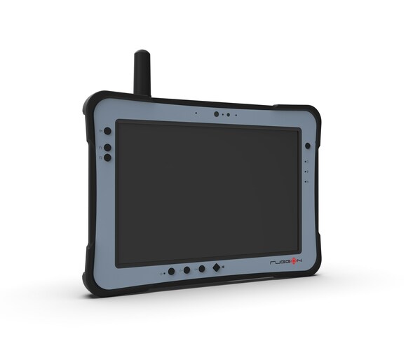 Front view. RuggON's Iridium Connected PX501 rugged tablet features a special antenna and built-in satcom module that lets you connect to the Iridium® satellite network (plus 5G and Wi-Fi 6E) – for reliable connectivity anywhere on the planet! Front view. RuggON's Iridium Connected PX501 rugged tablet features a special antenna and built-in satcom module that lets you connect to the Iridium® satellite network (plus 5G and Wi-Fi 6E) – for reliable connectivity anywhere on the planet!