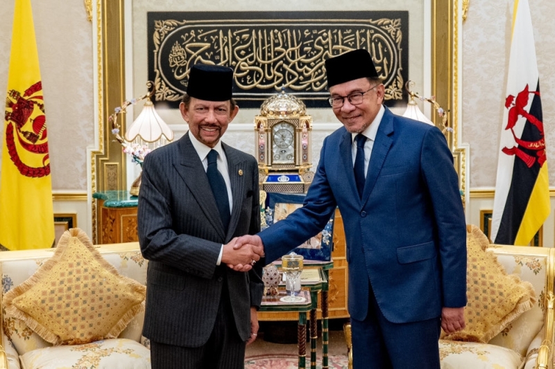 PM Anwar extends congratulations to Brunei Sultan on his 78th birthday