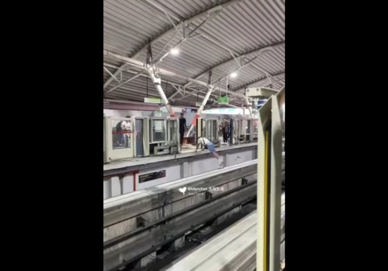 Cops hunt daredevil who jumped across monorail tracks at Bukit Bintang station