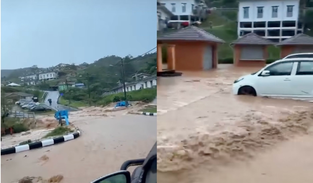 Flash floods and landslide force 31 from homes in Cameron Highlands