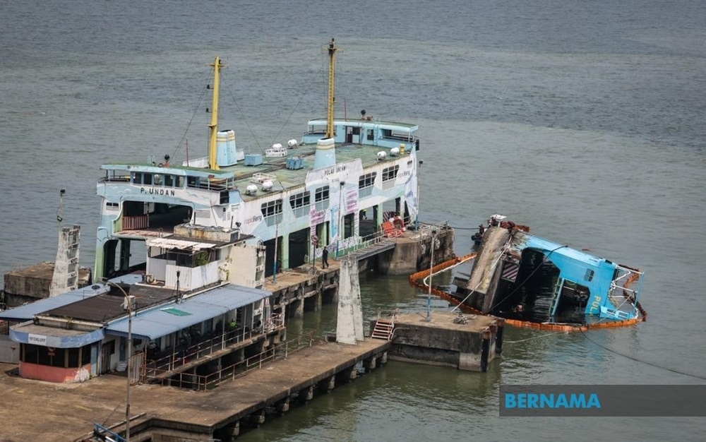 Efforts underway to rescue iconic Penang ferry, contractor appointed for refloating
