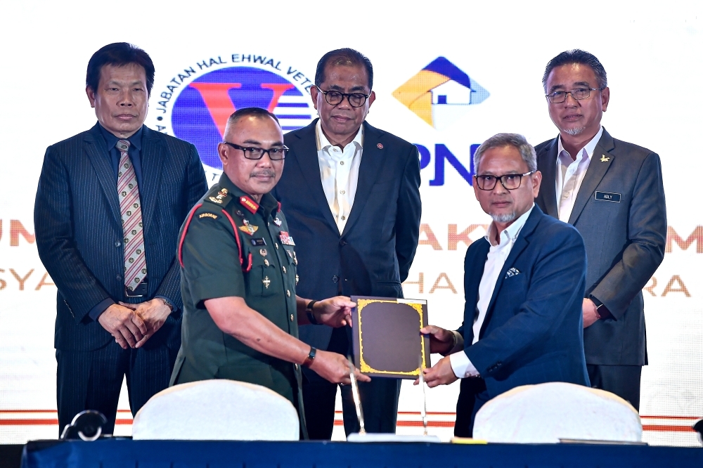 New MoU to provide 63 homes for Armed Forces veterans under Rumah Mesra Rakyat programme