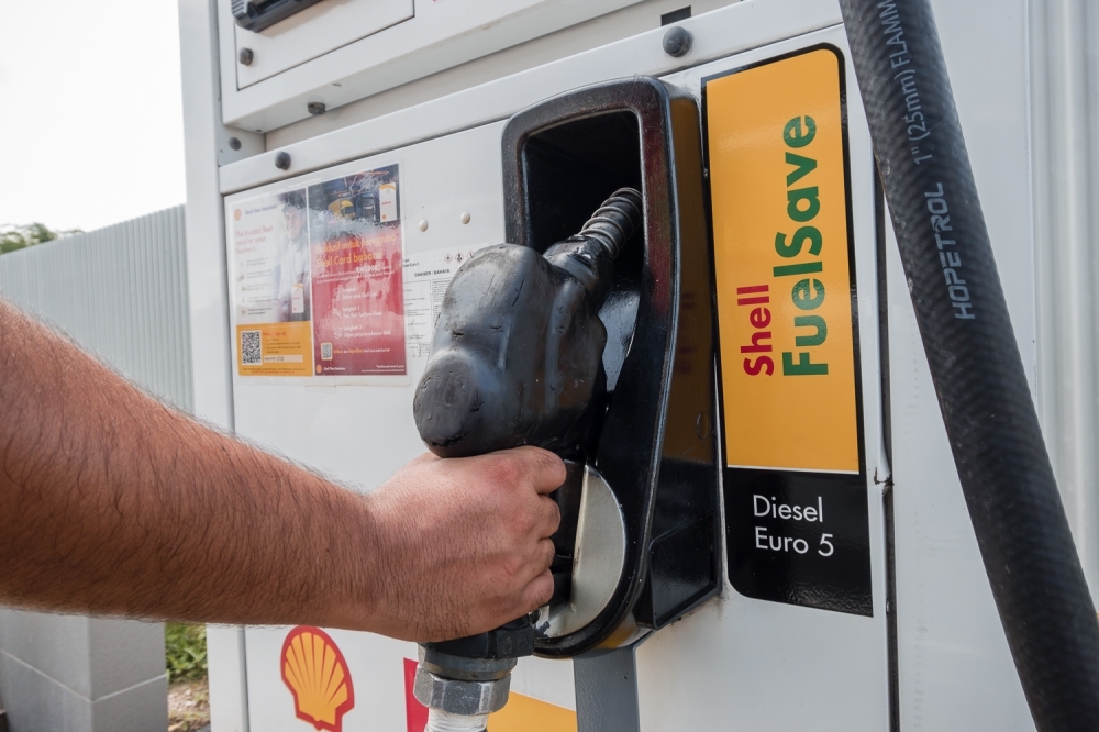 Diesel and RON97 prices rise by 5 sen at RM3.33 per litre, RON95 remains at RM2.05