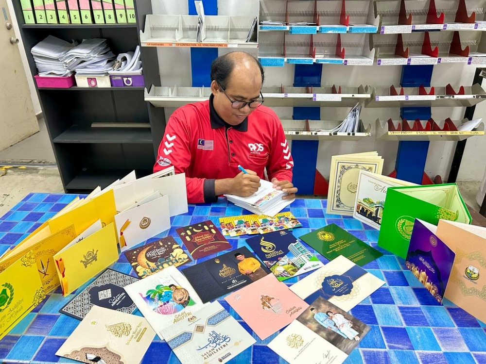 The Malaysians keeping the greeting card tradition alive, one post at a time