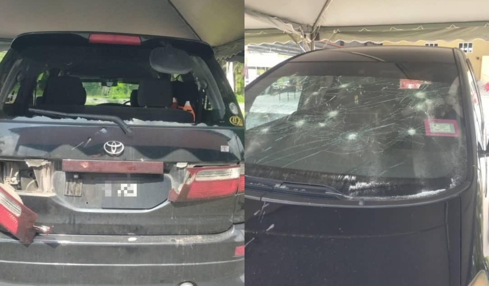 Batu Pahat cops nab suspect after Toyota Estima at Sri Gading MP’s service centre vandalised