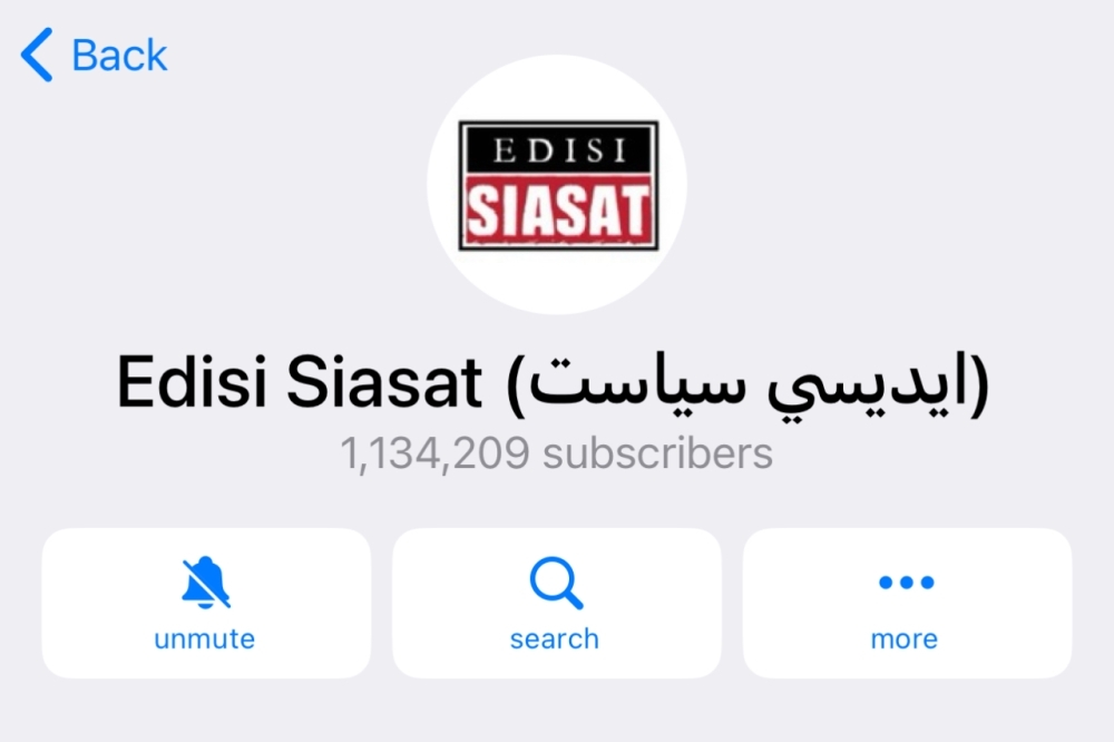 ‘Edisi Siasat’ clone channels appear on Telegram after original group blocked in Malaysia