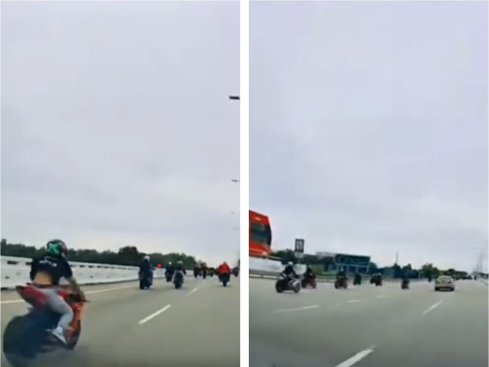 Bikers’ reckless ride on second Penang bridge caught on camera, police launch probe