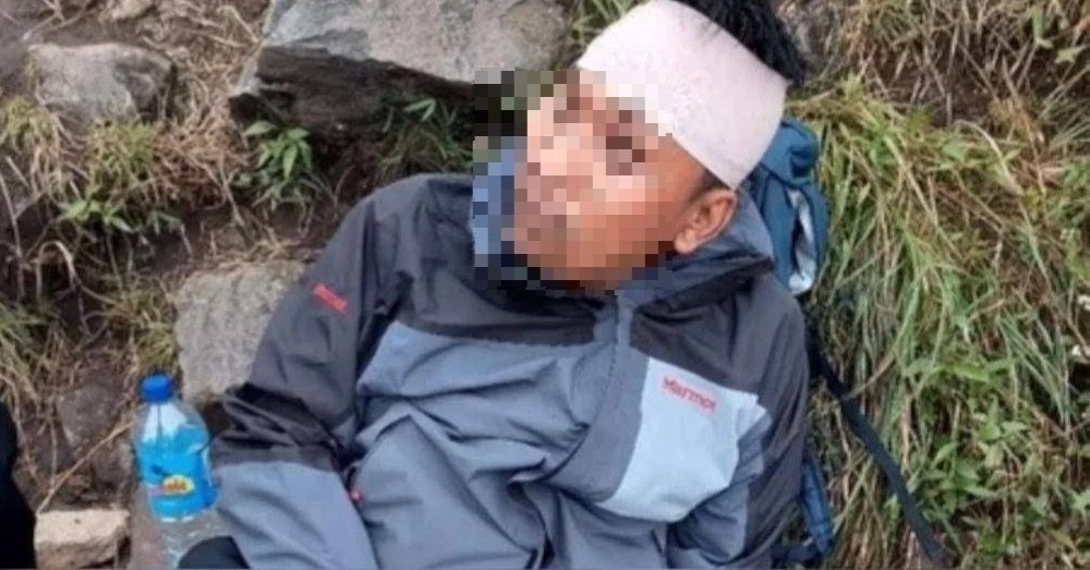 Malaysian hiker survives 200m fall on Mount Rinjani trail in Lombok, suffers fractured hip and head wound