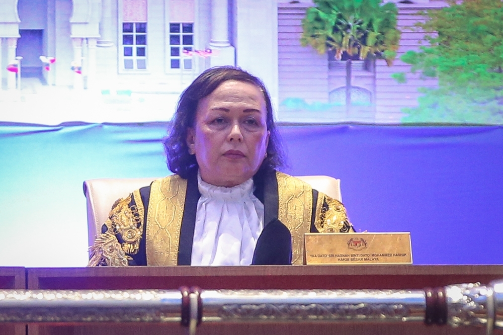Chief Judge of Malaya Hasnah, now temporarily carrying out Chief Justice’s duties, will herself retire in four months’ time